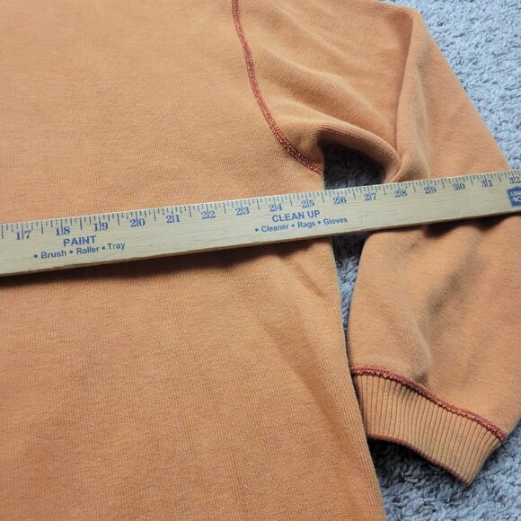 Tommy Bahama Sweater Mens XL Orange Reversible 1/4 Zip - Picture 2 of 9